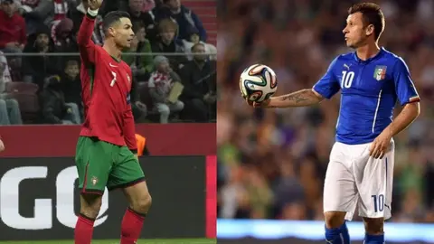 Cassano mantiene pleito con Cristiano Ronaldo: "No me gustas como jugador"
