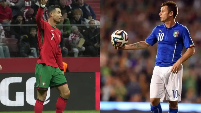 Cassano mantiene pleito con Cristiano Ronaldo: "No me gustas como jugador"