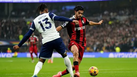 Fulham rescata el empate en su visita ante Tottenham; Raúl Jiménez jugó 78 minutos