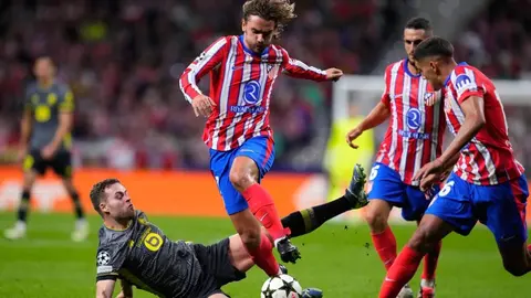 Con polémico penal, Lille remontó ante Atlético de Madrid en el Metropolitano
