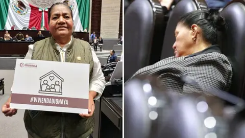 Herminia López Santiago, diputada de Morena, se queda dormida en plena sesión ¡Qué ‘agusticidad’!