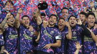 Suspenden a miembro del América por señas obscenas a afición en Campeones Cup