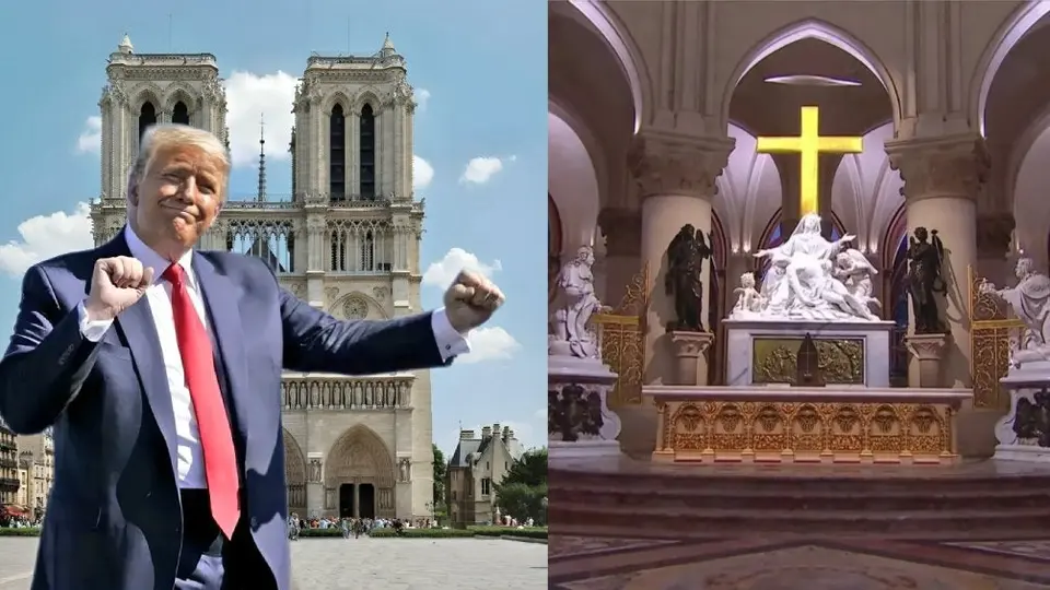 Donald Trump asistirá a la reapertura de la Catedral de Notre Dame en París