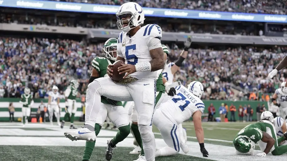 Richardson conduce a los Colts para imponerse 28-27 a los Jets de Aaron Rodgers