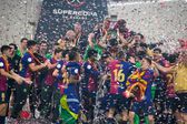 Así festejó Barcelona el título de la Supercopa de España
