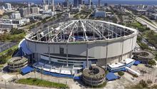 Rays apuntan a terminar la reparación del Tropicana Field para la temporada 2026