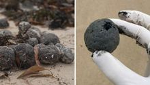 Cierran playas de Sídney ante la presencia de extrañas bolas negras