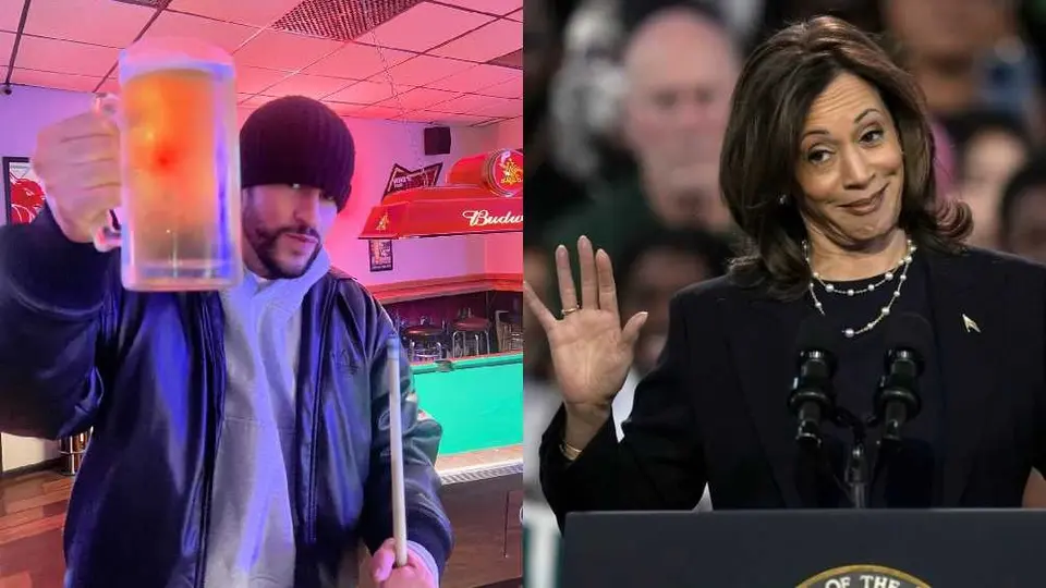 Bad Bunny expresa públicamente su apoyo a la candidata Kamala Harris
