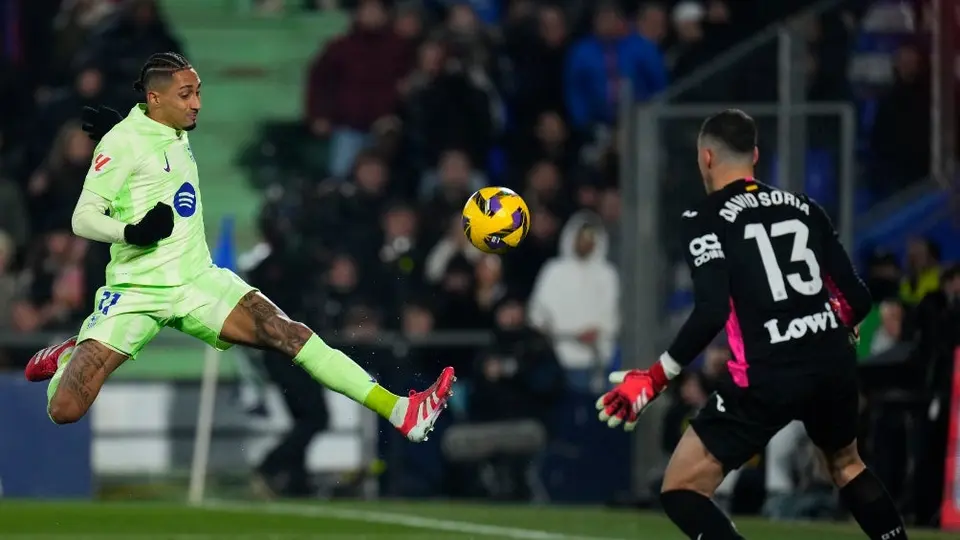 Barcelona empata en su visita ante Getafe y se aleja cada vez más del liderato de LaLiga