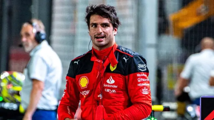 Carlos Sainz tras el choque con Sergio Pérez: “Contento que ‘Checo’ y yo estamos bien”