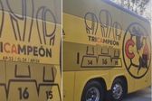América lucirá su tricampeonato en el autobús del equipo