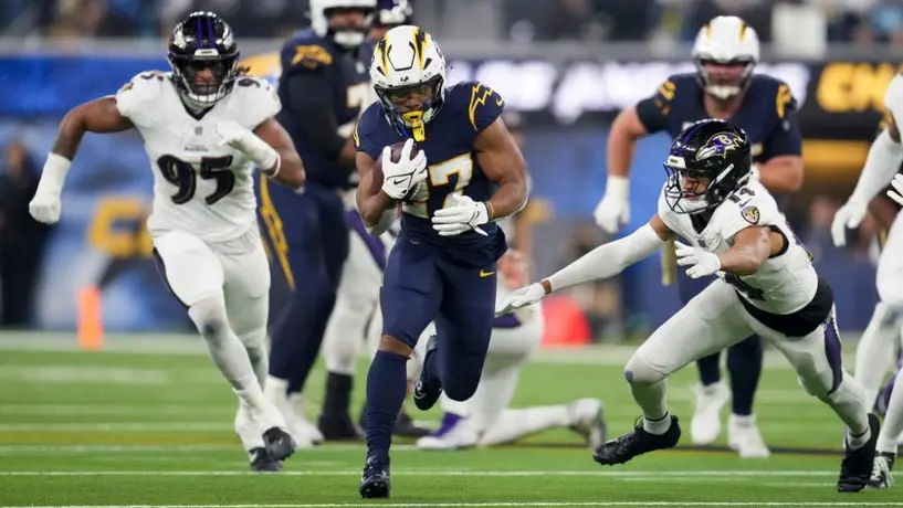 NFL: Chargers colocan a JK Dobbins en la lista de lesionados