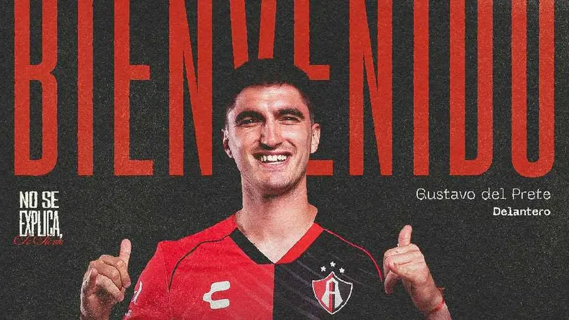 Atlas hace oficial el fichaje de Gustavo del Prete