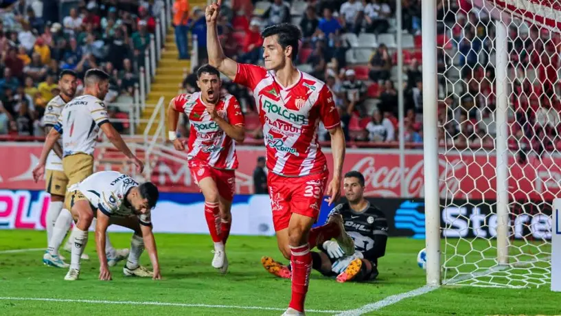 Necaxa 'noqueó' 2-0 a Pumas en casa en la Jornada 7 del Apertura 2024