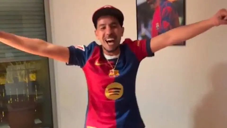Padre de Lamine Yamal lanza indirecta a un jugador en festejo del campeonato de Supercopa
