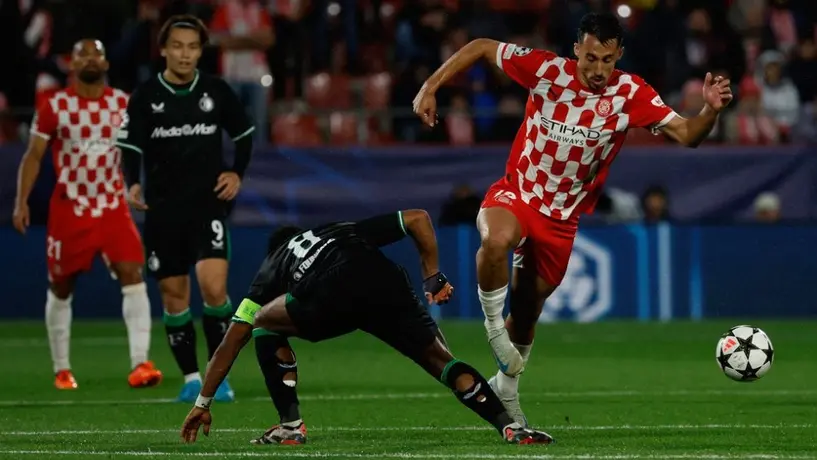 Con dos autogoles, Girona cayó 2-3 ante Feyenoord en Champions League