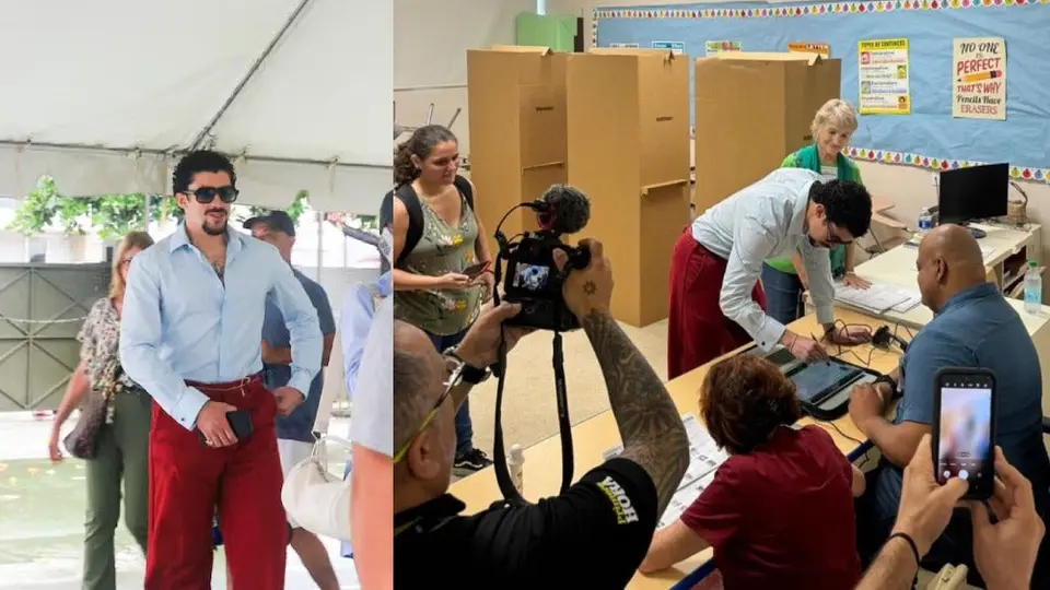 Bad Bunny es captado votando para las elecciones en Puerto Rico: “Mi fe está en la gente”