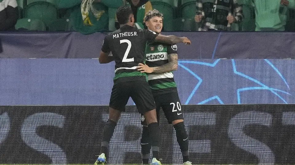 Champions League: Maxi Araújo encamina goleada del Sporting Lisboa sobre Manchester City