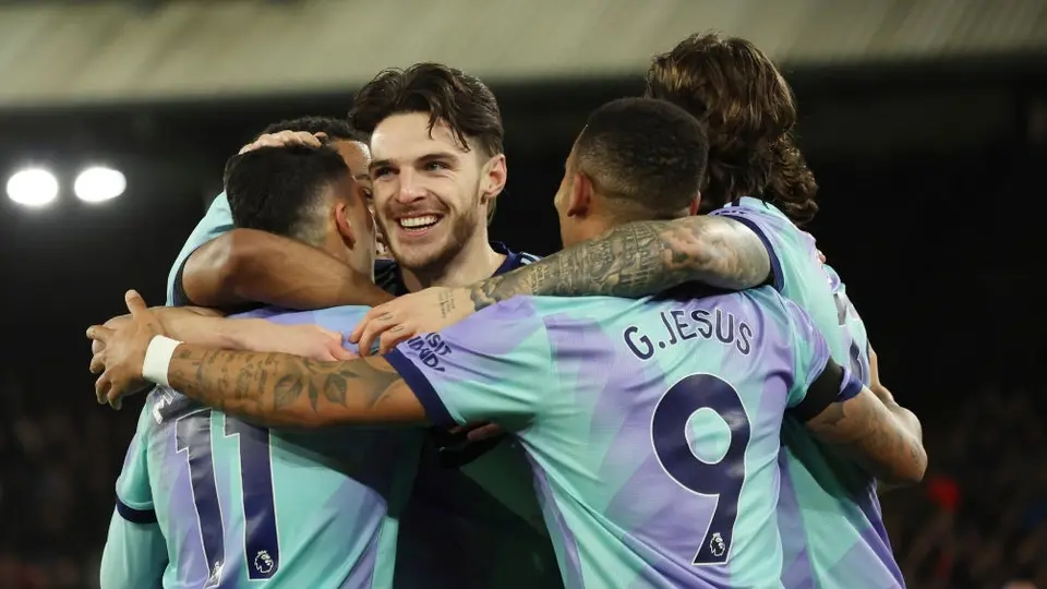 Premier League: Arsenal golea a domicilio a Crystal Palace y se mantiene en los primeros puestos