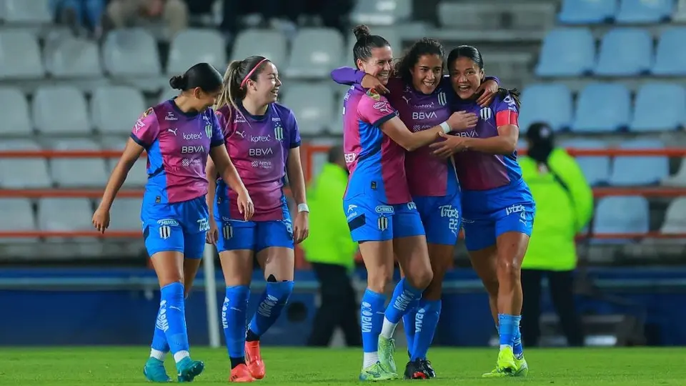 Rayadas toma ventaja contundente ante Pachuca en Semifinales