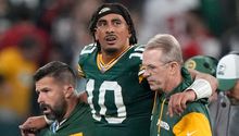 Jordan Love se lesionó en los últimos segundos de la derrota vs Eagles en Brasil