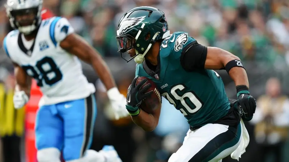 ¡Imparable! Saquon Barkley rompe récord y da la novena victoria consecutiva a Eagles