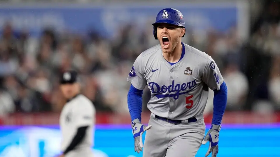 Freddie Freeman jonronea otra vez por Dodgers y fija dos récords en la Serie Mundial