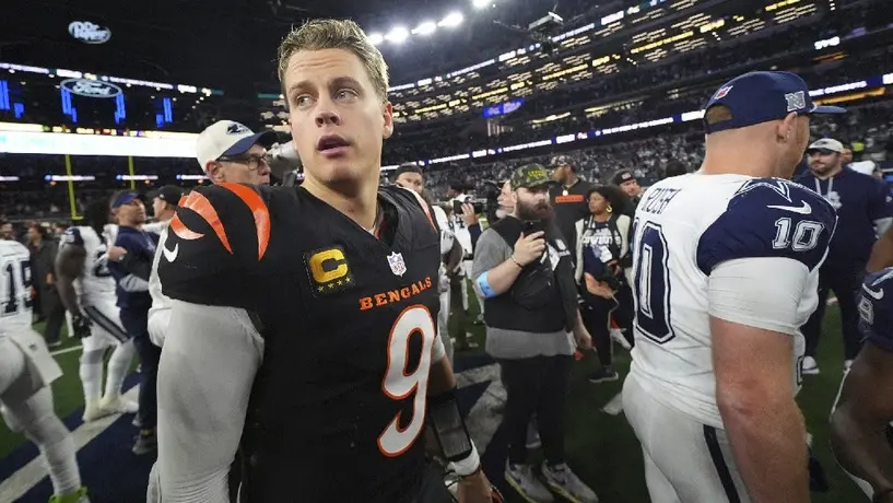 Roban en casa de Joe Burrow durante MNF entre Bengals vs Cowboys