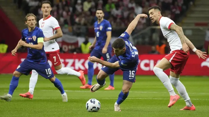 UEFA Nations League: Feria de goles desata empate entre Polonia y Croacia