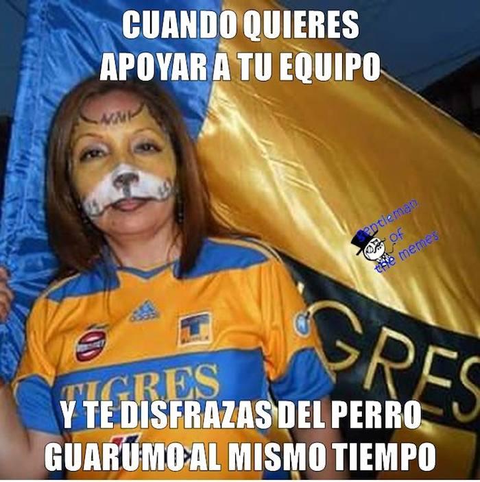 Memes que dejaron la goleada de Rayados sobre Tigres
