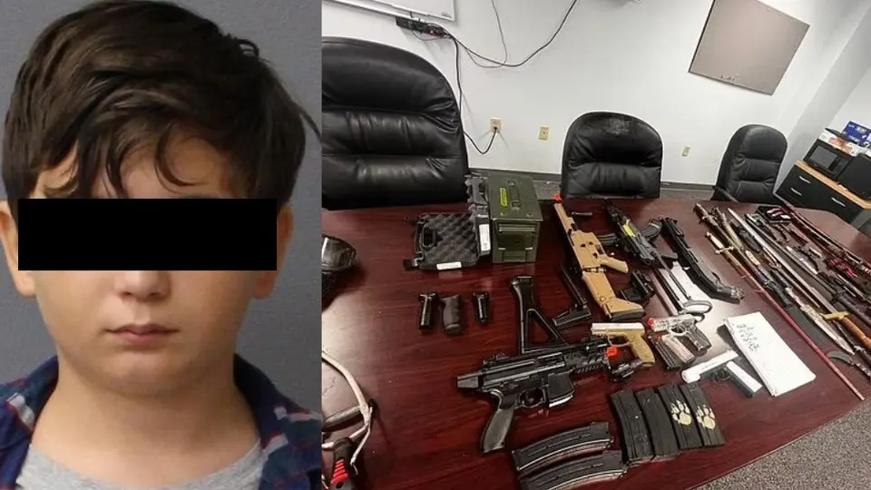 Niño de 11 años es arrestado por planear tiroteo en su escuela, tenía armas y una lista de a quien asesinar