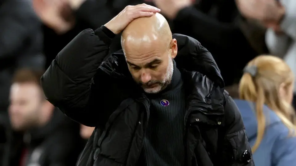 ¡La peor racha! Guardiola acumula siete partidos sin ganar con el Manchester City