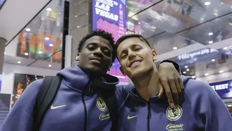 ¡Llegaron! América aterriza en Las Vegas para enfrentarse a Inter de Miami