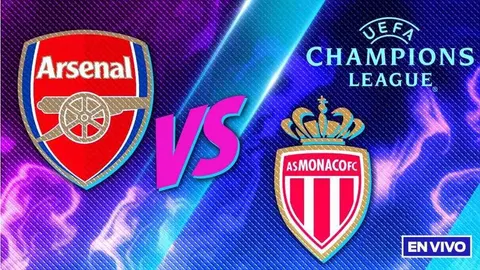 Arsenal vs Mónaco EN VIVO Champions League Jornada 6