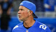 Chad Smith, baterista de los Red Hot Chili Peppers, está en el Detroit Lions vs Green Bay Packers