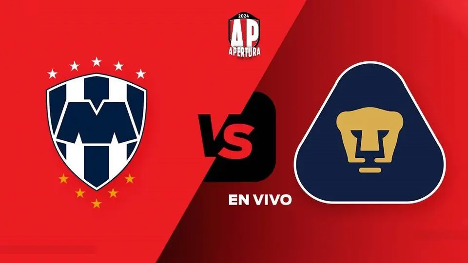 Monterrey vs Pumas EN VIVO Liga MX Apertura 2024 Cuartos de Final de Ida