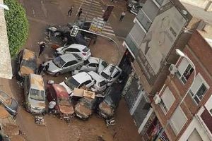 La DANA ahora provoca inundaciones en Barcelona, España