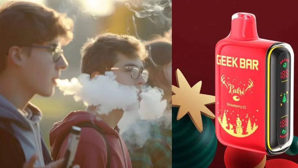 En Inglaterra menores son internados por vapear y advierten sobre vapes con sabores navideños