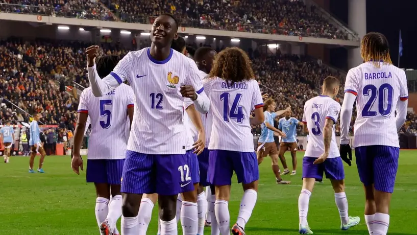 Francia, con doblete de Kolo Muani, venció a Bélgica en la Nations League