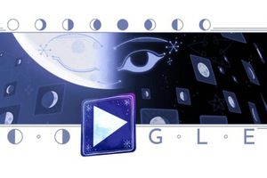 Google estrena nuevo doodle interactivo para celebrar la última media luna de octubre