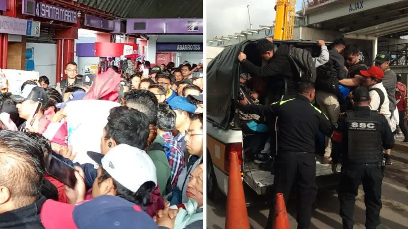 Colapsa Línea A del Metro; auxilian a usuarios con patrullas y camiones de RTP