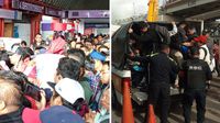 Colapsa Línea A del Metro; auxilian a usuarios con patrullas y camiones de RTP