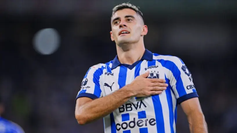 Germán Berterame cumplió 100 partidos con Rayados de Monterrey