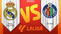 Real Madrid vs Getafe EN VIVO LaLiga Jornada 15
