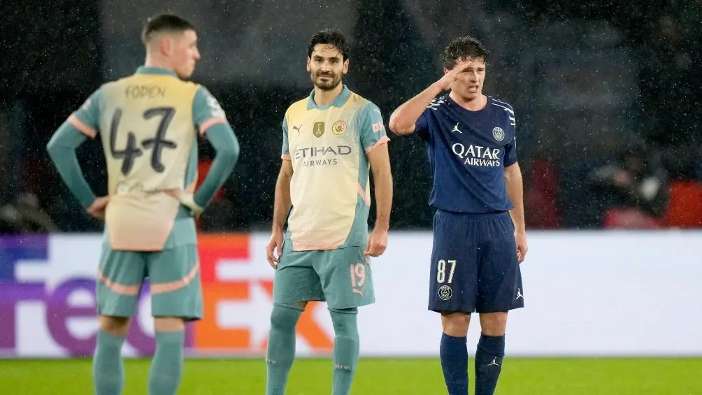Manchester City al borde de la eliminación en Champions League tras derrota ante PSG | AP