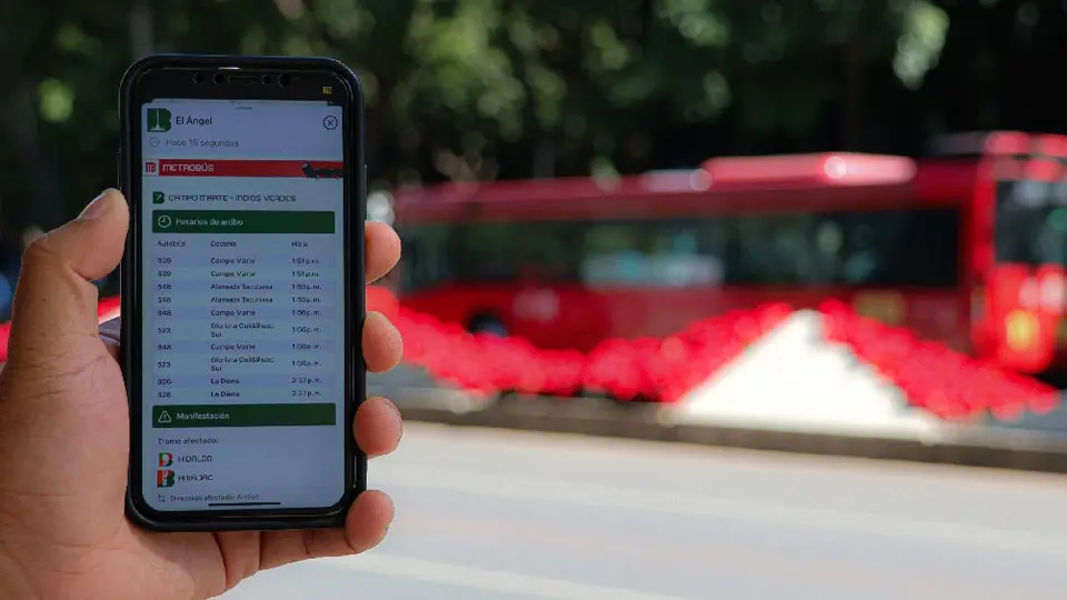 Ahora podrás saber si ya viene el Metrobús desde tu celular