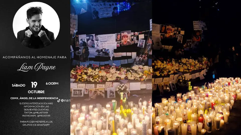VIDEO: Fans de Liam Payne realizan jornada de homenajes en México
