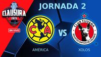 América vs Xolos EN VIVO Liga MX Clausura 2025 Jornada 2