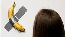 Plátano con cinta adhesiva se vendió por ¡6.2 millones de dólares!