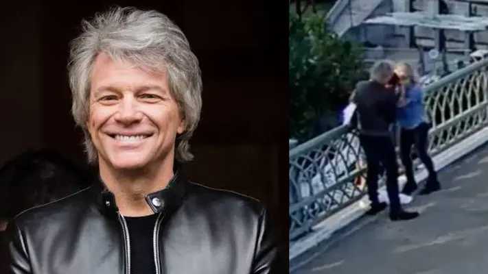 ¡Un héroe! Bon Jovi salva a mujer que intentaba saltar de un puente por un ataque de crisis